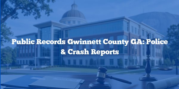 Public Records Gwinnett County GA: Police & Crash Reports